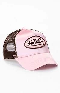 Von Dutch Satin Trucker Hat