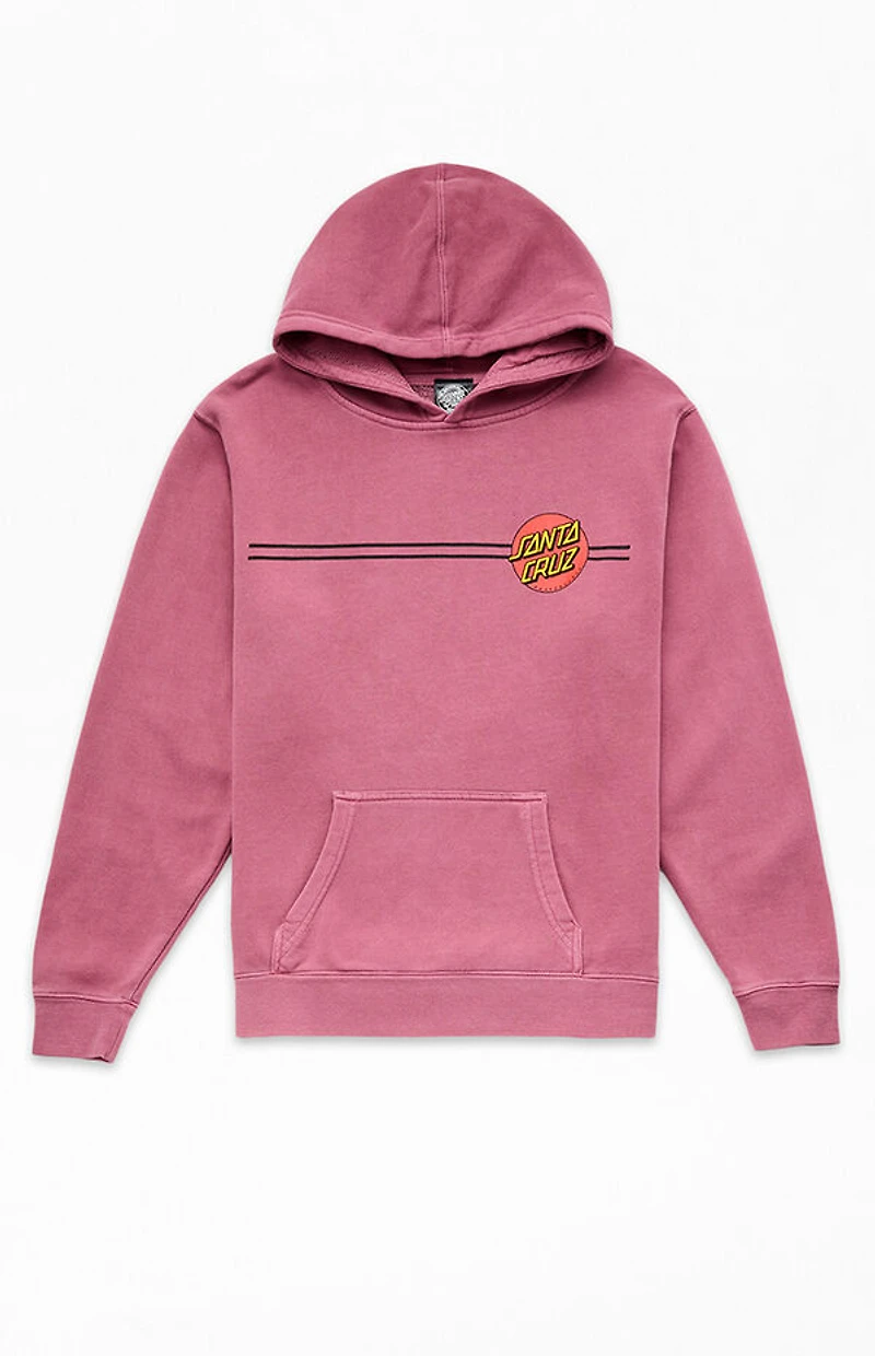 Santa Cruz Kids Maroon Classic Dot Hoodie