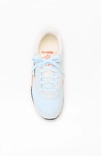 Reebok Women's Blue Classic AZ Waffle Knit Sneakers