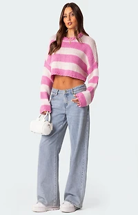 Edikted Ozzy Cropped Knitted Sweater