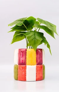 ban.do Colorblock Ceramic Planter
