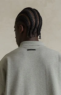 Fear of God ESSENTIALS Concrete Heather Pique Polo Shirt
