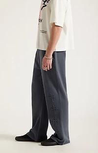 Pacsun Embossed Straight Leg Sweatpants
