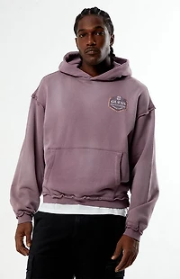 GUESS Originals Purple Classic Boxy Hoodie