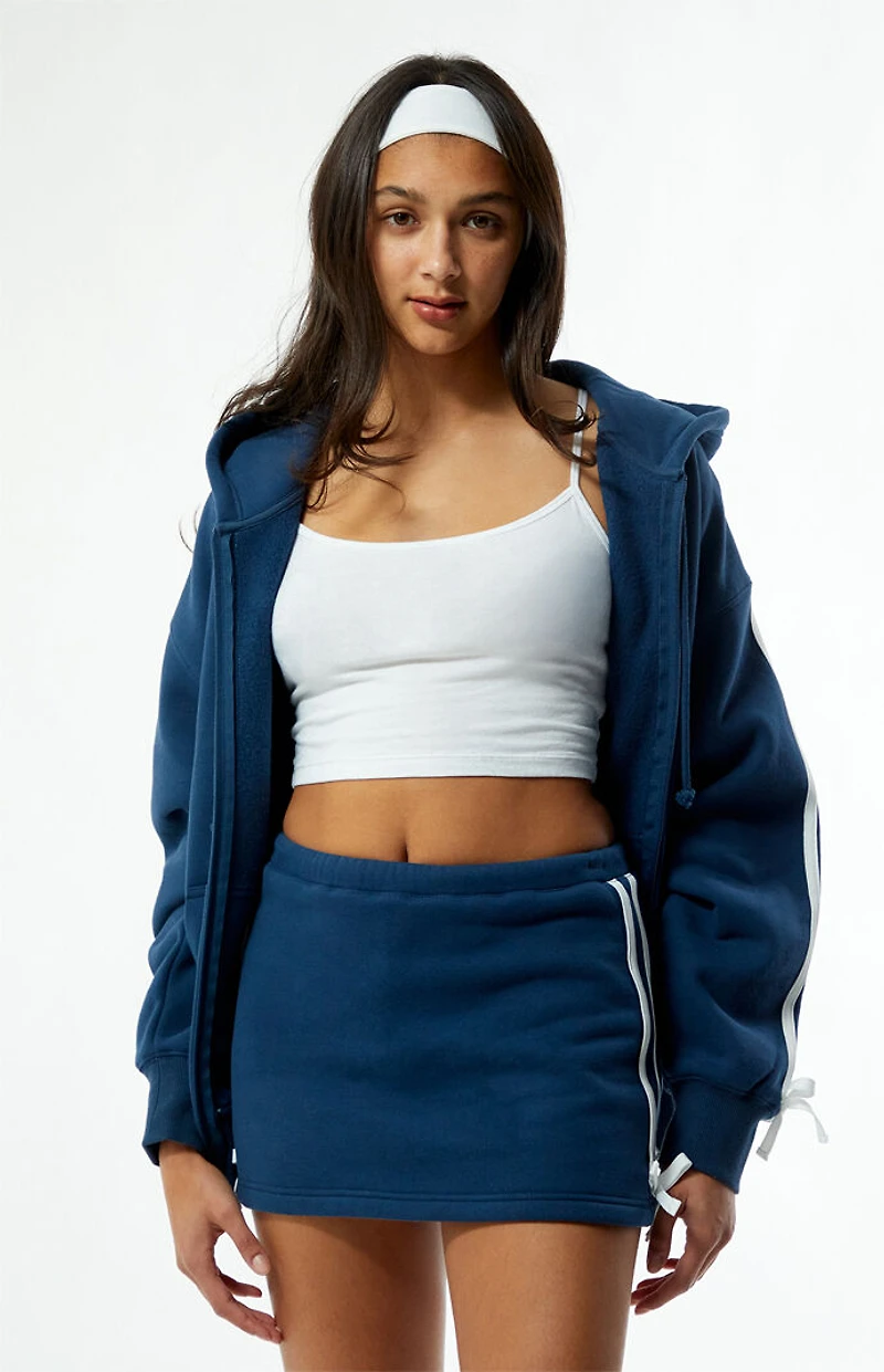 Pacsun Bowtie Sweat Mini Skirt