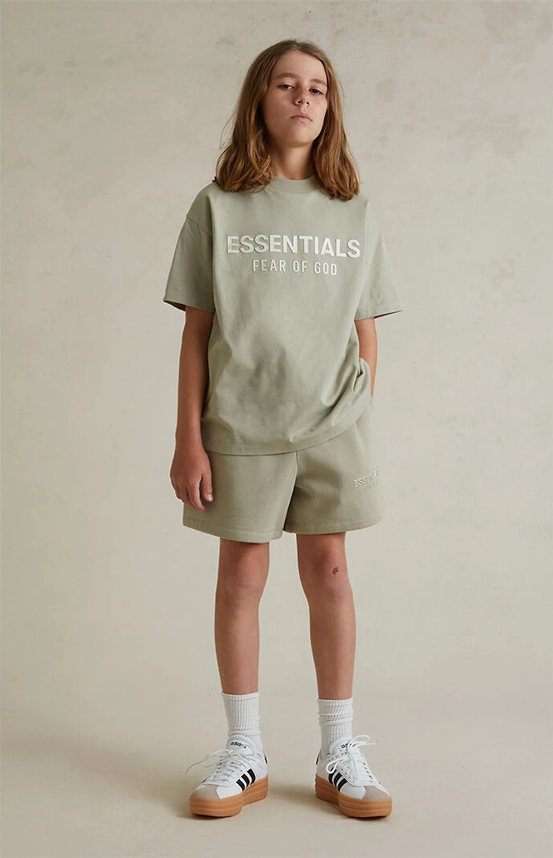 Fear of God ESSENTIALS Kids Abbey Stone Fleece Soccer Sweat Shorts
