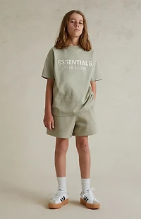 Fear of God ESSENTIALS Kids Abbey Stone Fleece Soccer Sweat Shorts