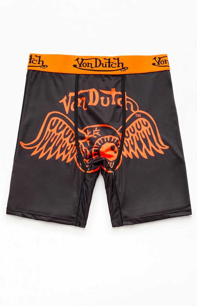 Von Dutch Orange Logo Boxer Briefs