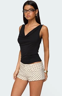 Edikted Fiorella Cowl Neck Top