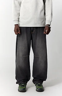 Pacsun Mason Baggy Barrel Jeans Dart Black