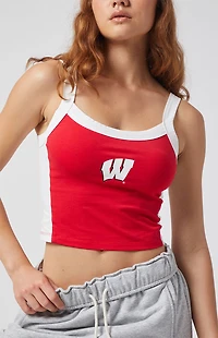 WILD COLLECTIVE x Pacsun University of Wisconsin Contrast Tank Top