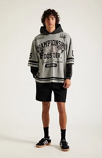 Pacsun Fleece Black Sweat Shorts