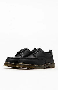 Dr Martens Black Lowell Crazy Horse Leather Loafers