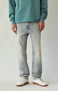 Pacsun Cade Straight Jeans Light Blue Tint