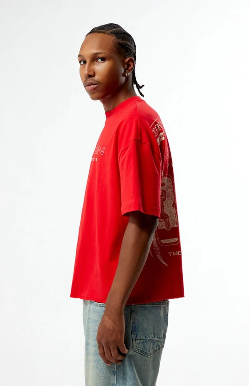 Pacsun Ignition Overdrive Cropped Boxy T-Shirt