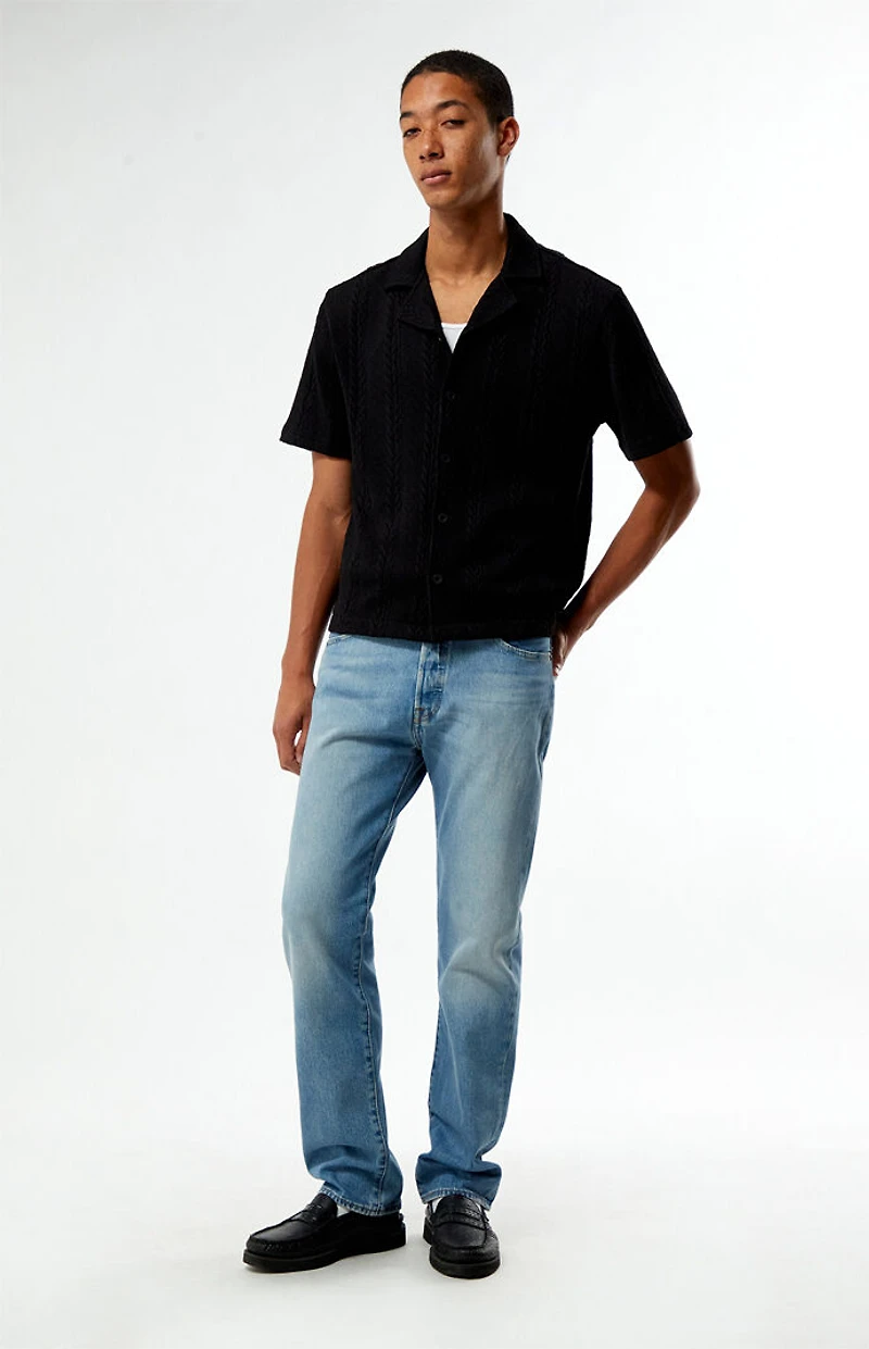 Levi's 501 Light Indigo Blue Original Jeans