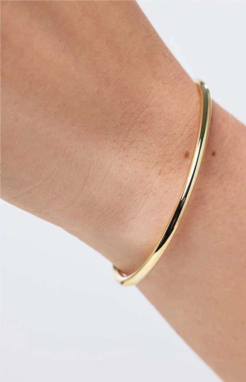 Ana Luisa Carter 3mm Gold Bangle Bracelet