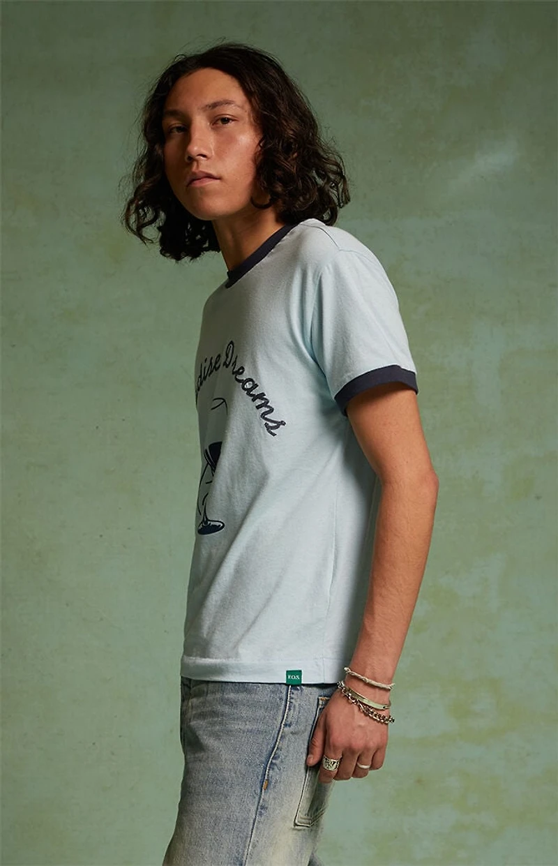 FIELD OF STUDY by Pacsun Paradise Dreams Ringer T-Shirt