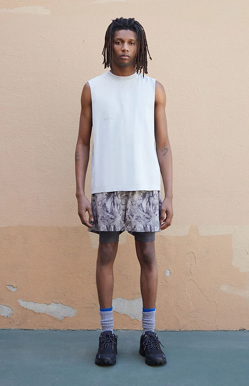 A.R.C. Active Tree Camo Mesh Running Shorts