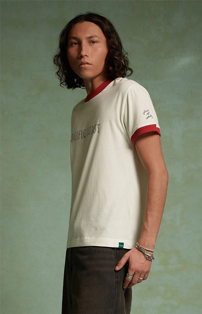 FIELD OF STUDY by Pacsun Pacific Coast Ringer T-Shirt