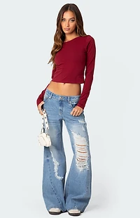 Edikted Haven Open Back Top