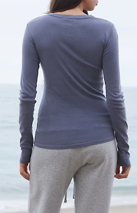 John Galt Vintage Blue 16 Long Sleeve T-Shirt