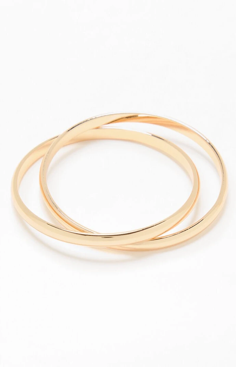 John Galt Gold Layered Bracelet