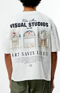 Pacsun Visual Studios Cropped Boxy T-Shirt