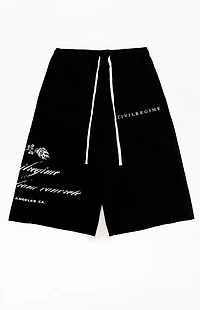 Civil Black RFC Lounger Fleece Sweat Shorts