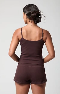 PAC 1980 Active Aspen Waffle Knit Drawstring Shorts