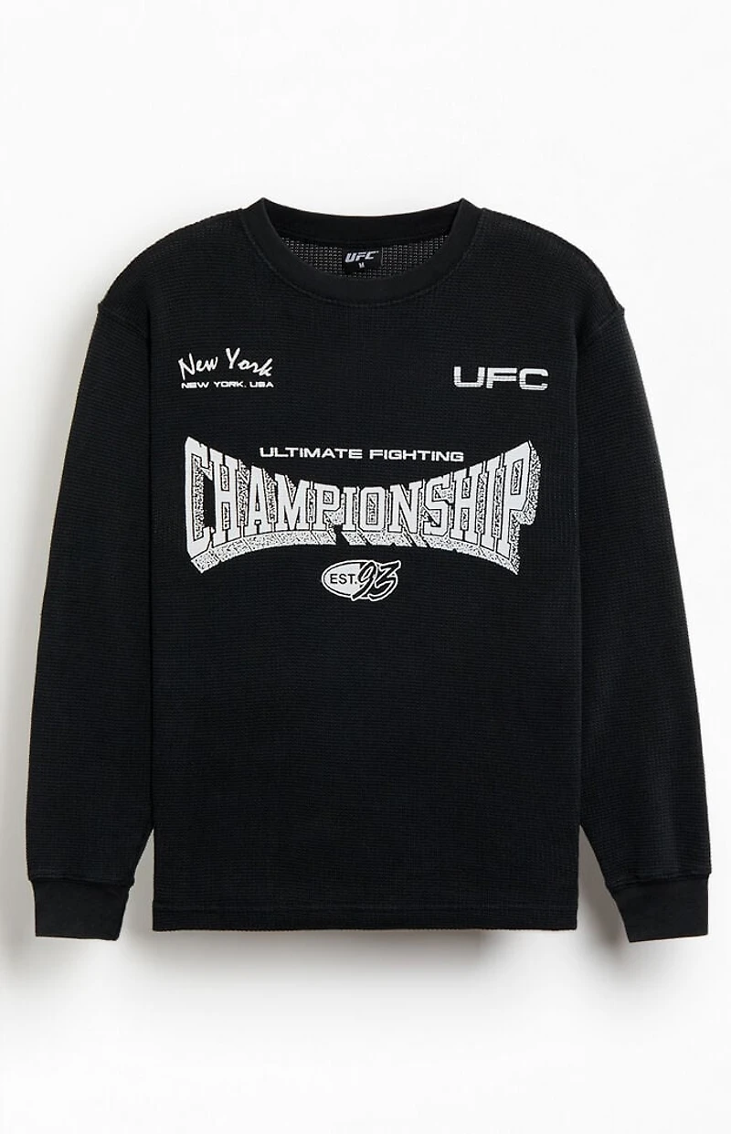 UFC NYC Waffle Knit Long Sleeve T-Shirt