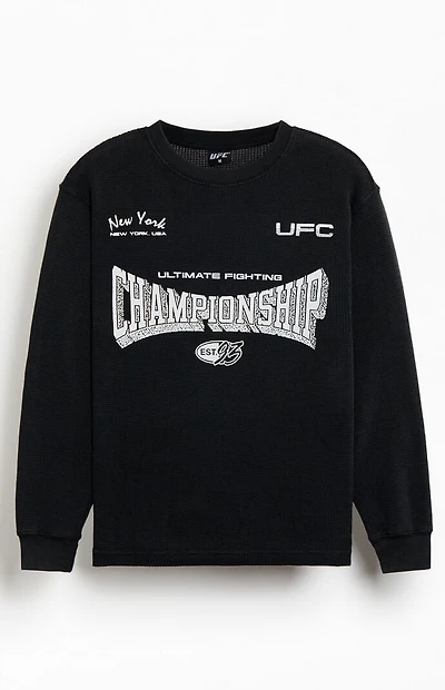 UFC NYC Waffle Knit Long Sleeve T-Shirt