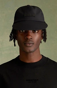 Fear of God ESSENTIALS Jet Black Baseball Hat