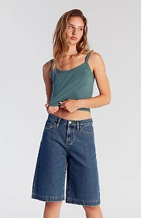 Pacsun Dark Indigo Extreme Jorts