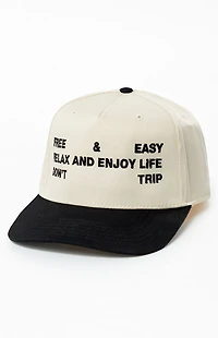 Free & Easy Trifecta Two Tone 5 Panel Snapback Hat