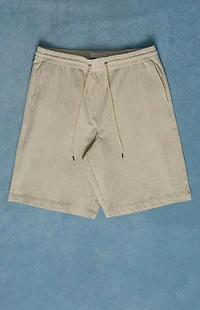 Pacsun Cream Linen Shorts