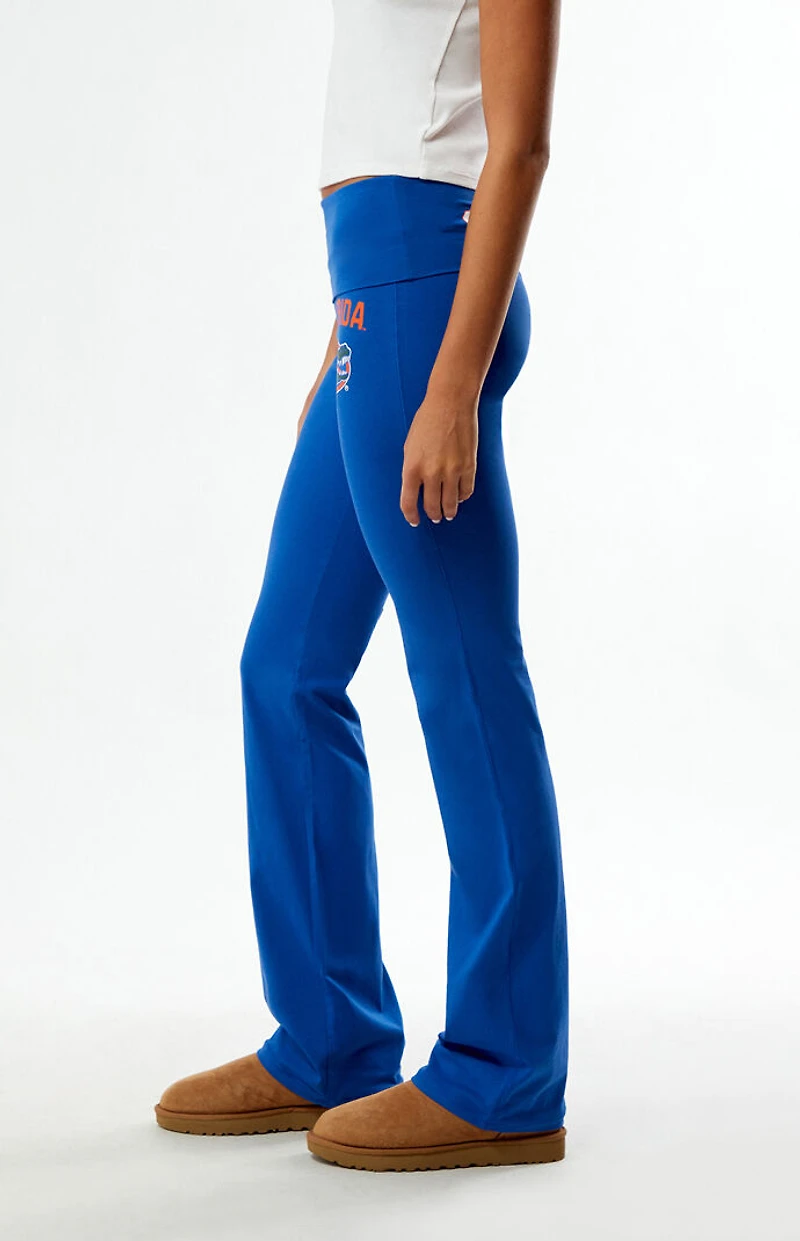 HYPE & VICE Florida Gators Fold-Over Yoga Pants