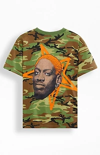 RODMAN BRAND Star Camo Oversized T-Shirt