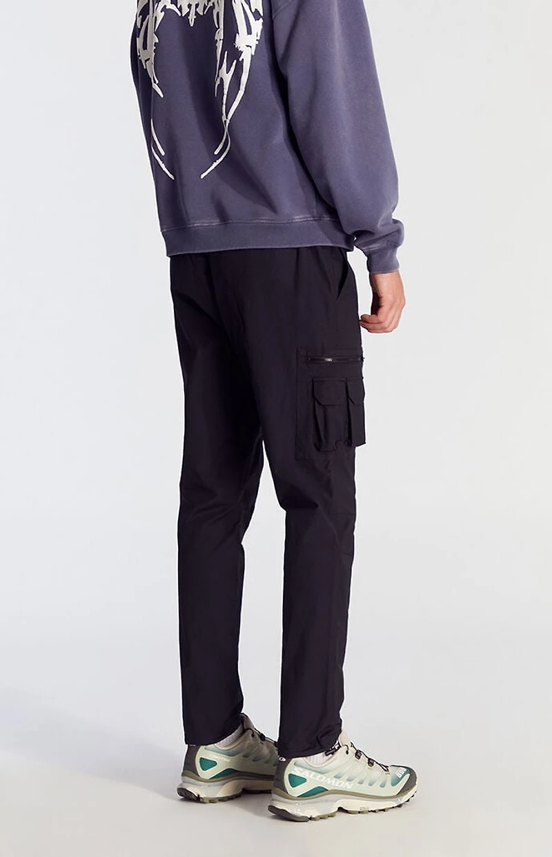 Pacsun Stretch Black Slim Cargo Pants