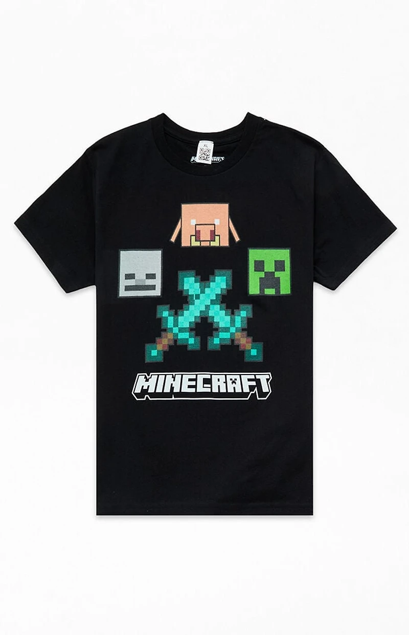 Kids Minecraft Characters T-Shirt