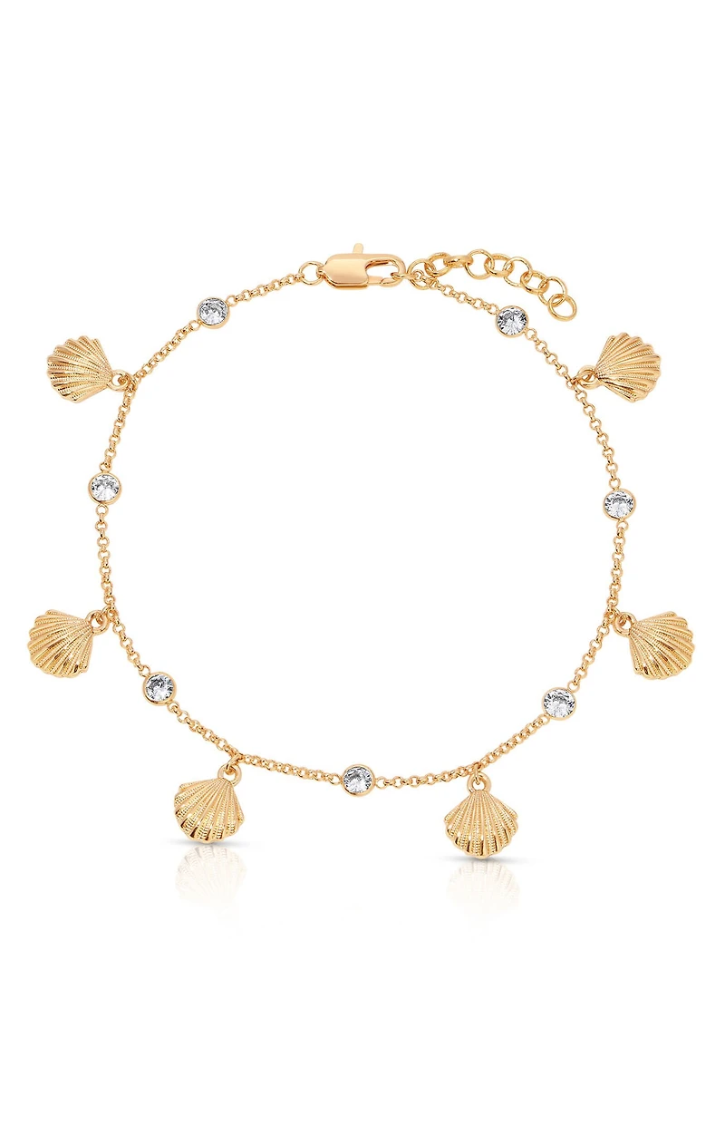 Ettika Scallop Shell Anklet