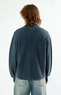 Pacsun Blue Zip Up Sweater
