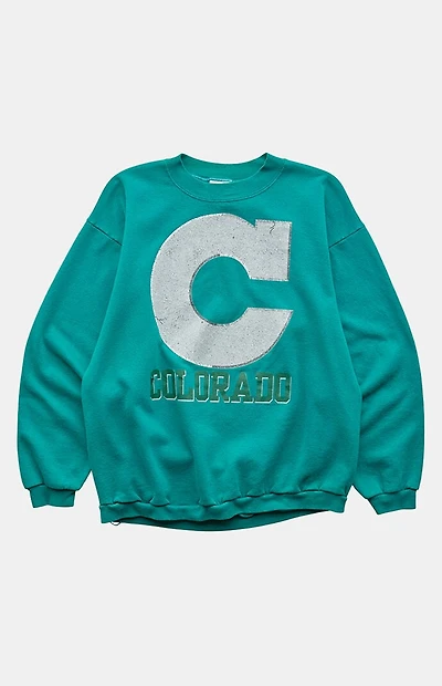 PS VINTAGE '90s Teal Colorado Sweatshirt