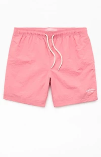 Pacsun Mauve Collegiate 6.5'' Swim Trunks