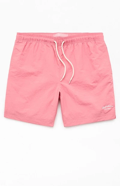 Pacsun Mauve Collegiate 6.5'' Swim Trunks