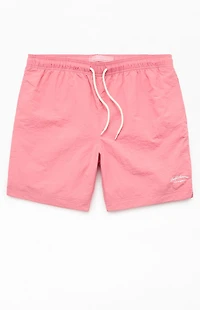 Pacsun Mauve Collegiate 6.5'' Swim Trunks