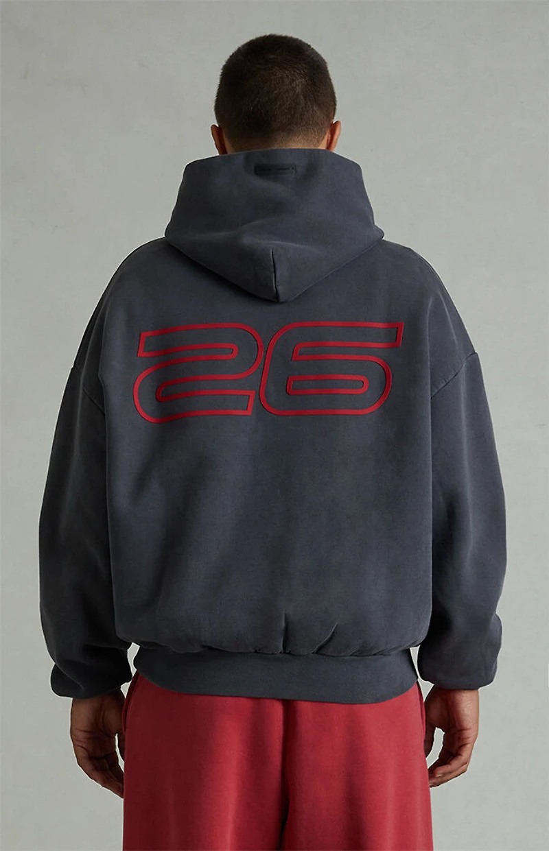 Fear of God ESSENTIALS Iron Gray '90s Fleece Hoodie