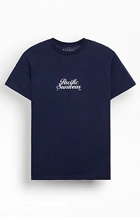 Pacsun Navy Script T-Shirt