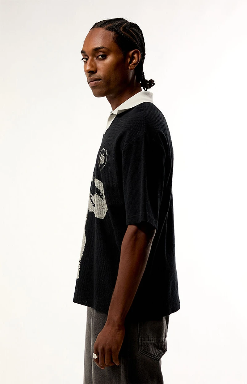 Pacsun Teeth Polo Shirt