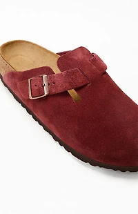 Birkenstock Women’s Boston Soft Footbed Clog Maroon